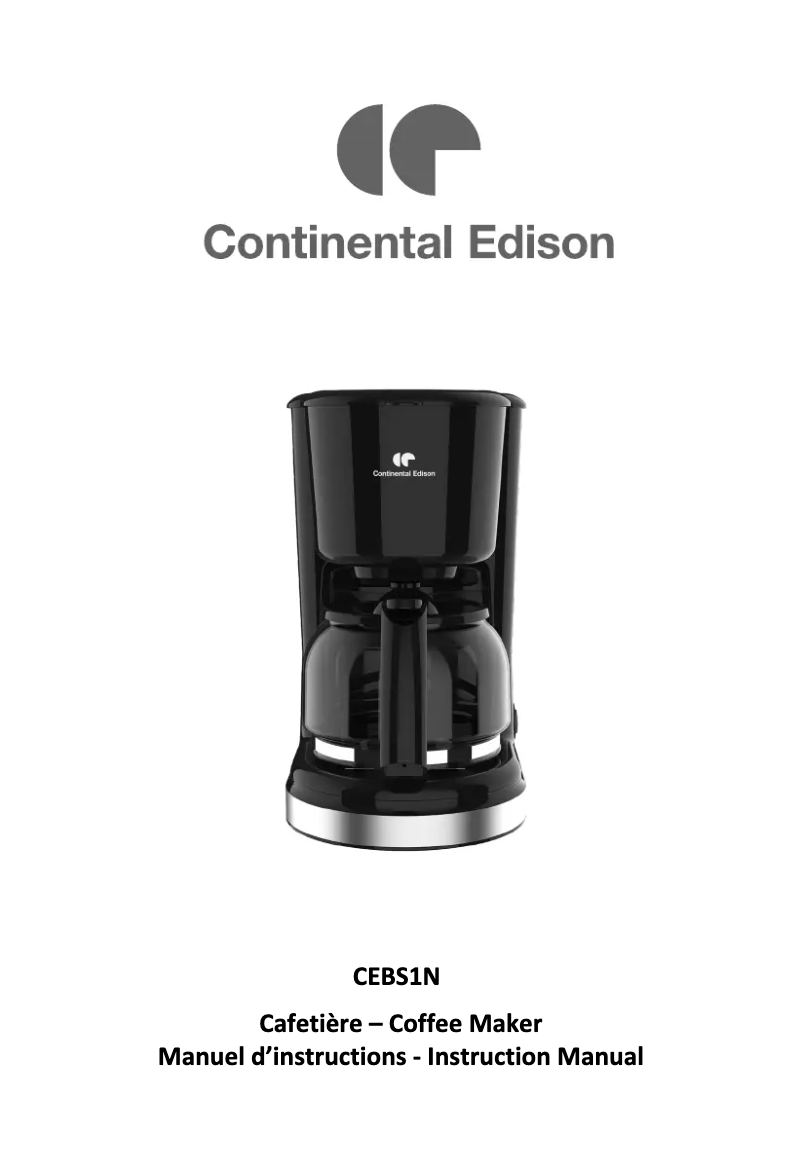Página 1 del manual Manual de usuario Continental Edison CEBS1N