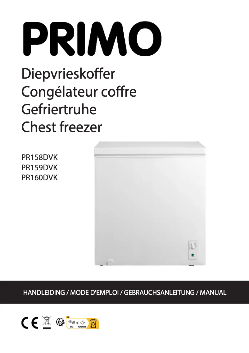Page n°1 - Manuel utilisateur Primo PR159DVK