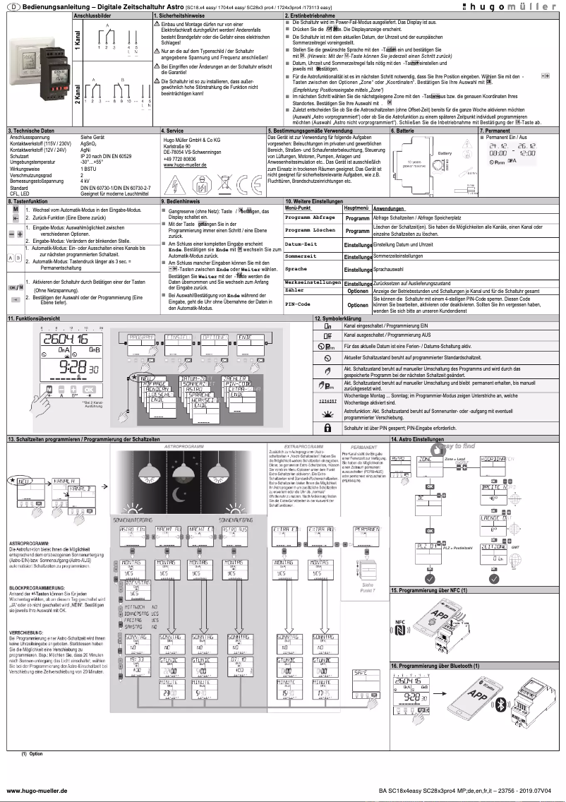 Page 1 de la notice Manuel utilisateur Paladin 172 413 pro4