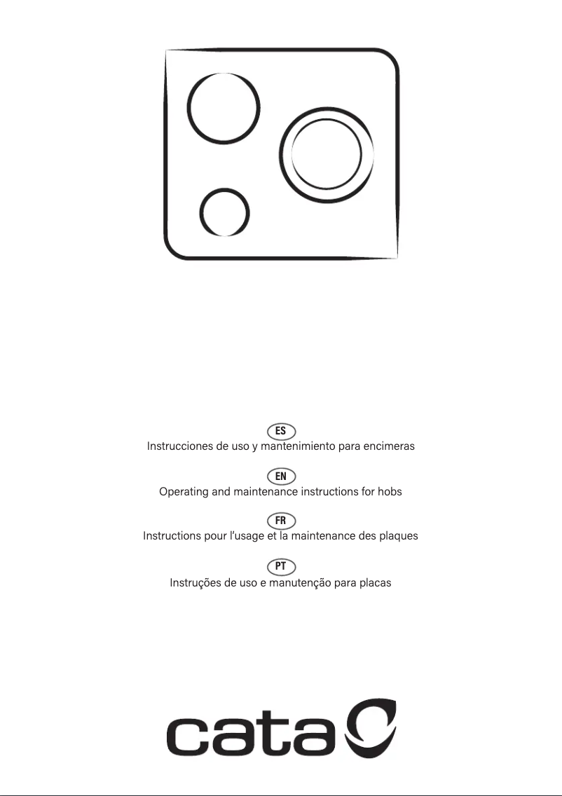 Page 1 de la notice Manuel utilisateur CATA INSB 6030 WH