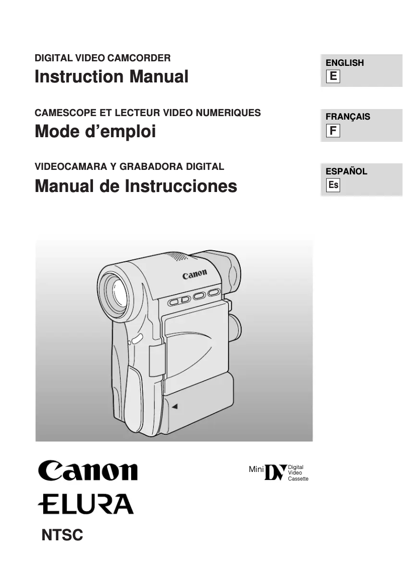 Imagen de la primera página del manual del dispositivo Elura