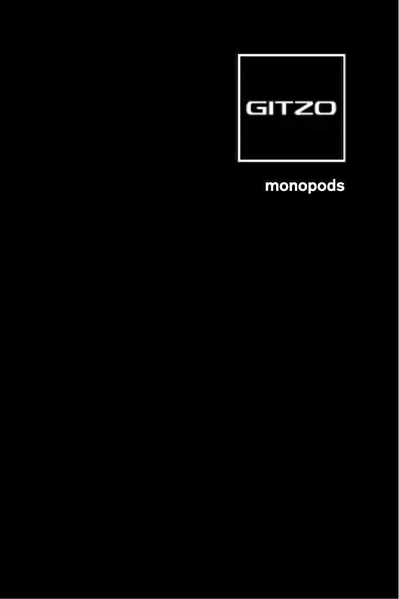 Page n°1 - Manuel utilisateur Gitzo GM2542