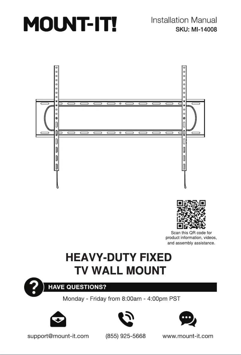 Página 1 del manual Manual de usuario Mount-It! MI-14008