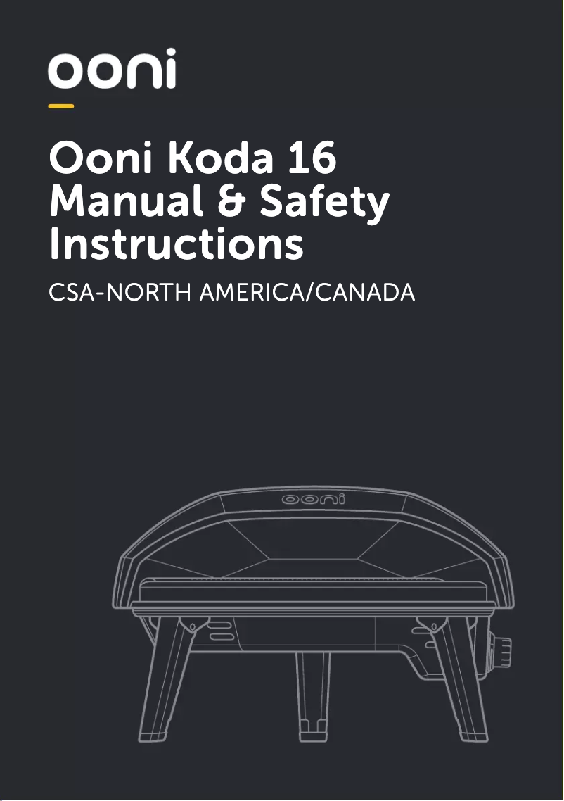 Image de la première page du manuel de l'appareil Koda 16