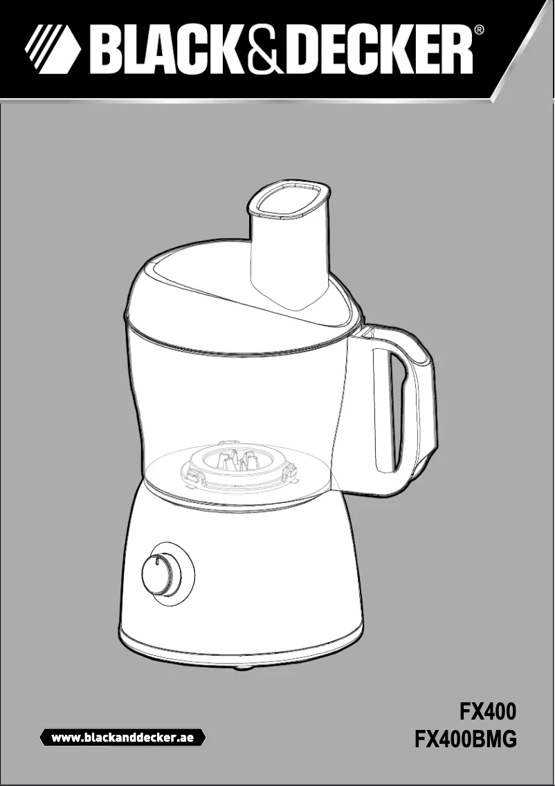 Page 1 de la notice Manuel utilisateur Black & Decker FX400