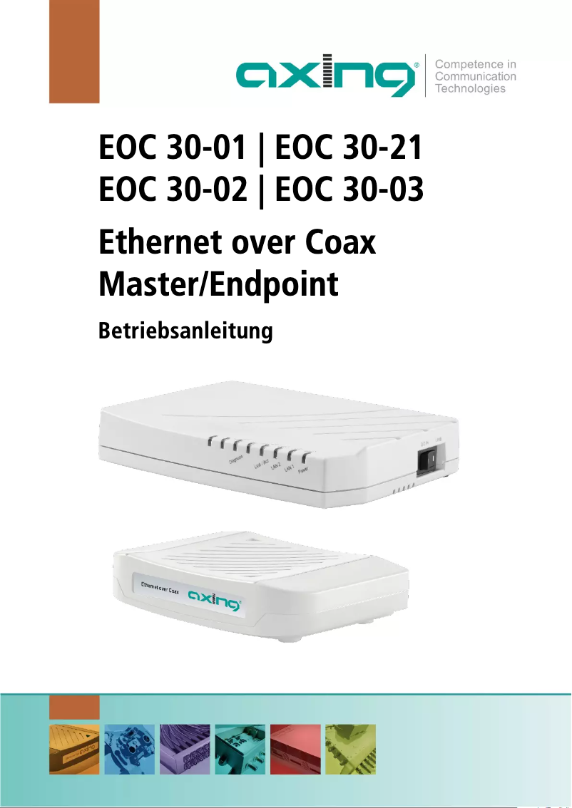 Image de la première page du manuel de l'appareil EOC 30-21