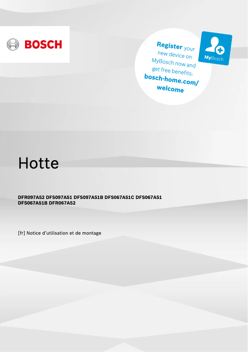 Página 1 del manual Manual de usuario Bosch DFS067A51