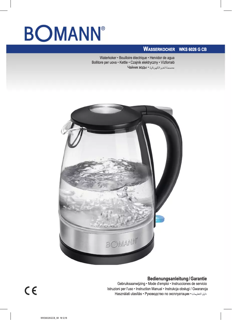 Image de la première page du manuel de l'appareil WKS 6026 G CB