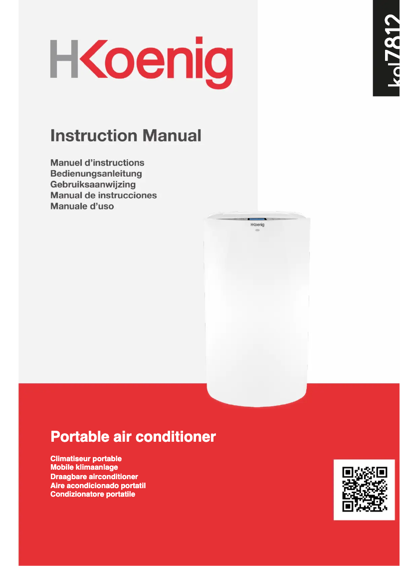 Image de la première page du manuel de l'appareil KOL7812