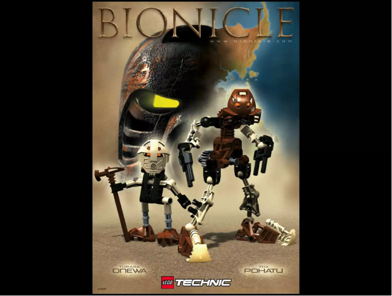 Page n°1 - Manuel utilisateur Lego Bionicle 8542