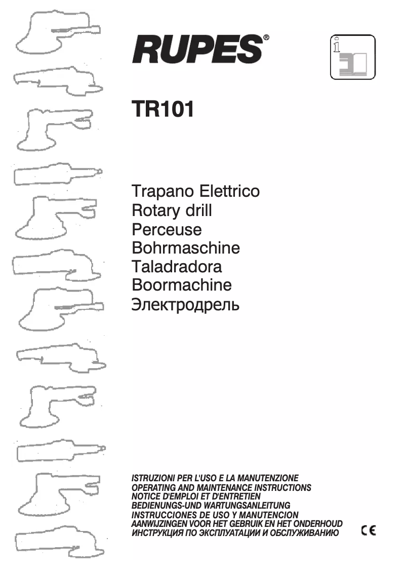 Página 1 del manual Manual de usuario Rupes TR 101