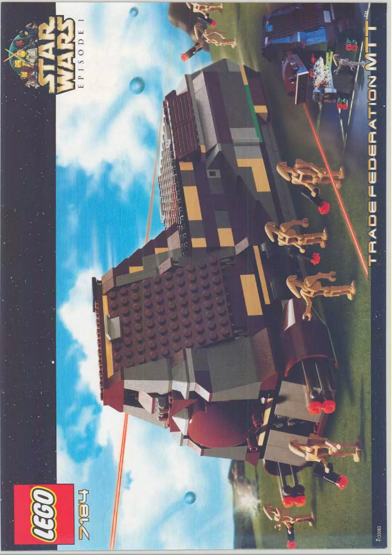 Page n°1 - Manuel utilisateur Lego Star Wars 7184