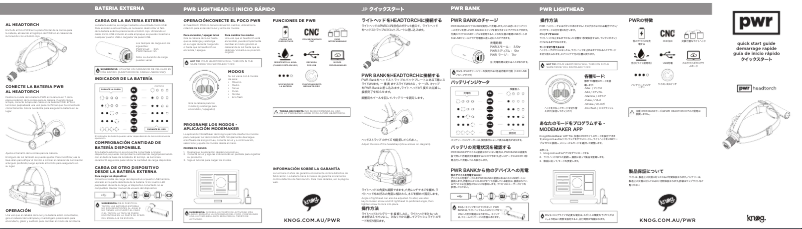 Image de la première page du manuel de l'appareil PWR