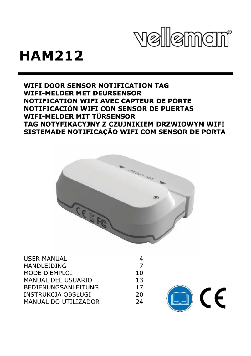 Página 1 del manual Manual de usuario Velleman HAM212