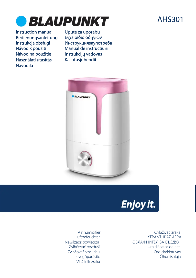 Page n°1 - Manuel utilisateur Blaupunkt AHS301