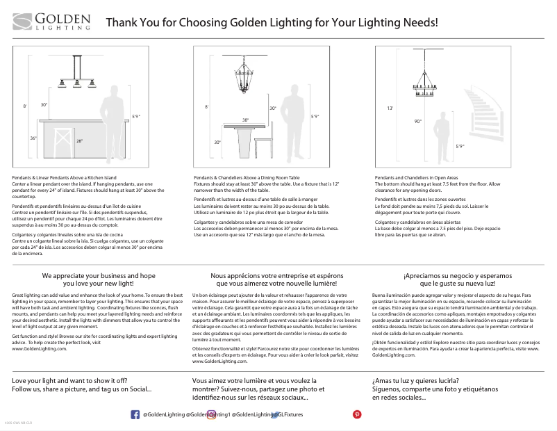 Image de la première page du manuel de l'appareil Brigham 4305-OWL NB-CLR
