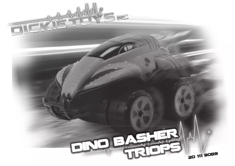Imagen de la primera página del manual del dispositivo Dino Basher Triops