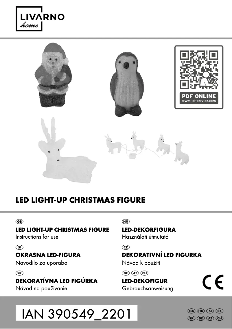 Page n°1 - Manuel utilisateur Livarno Lux IAN 390549