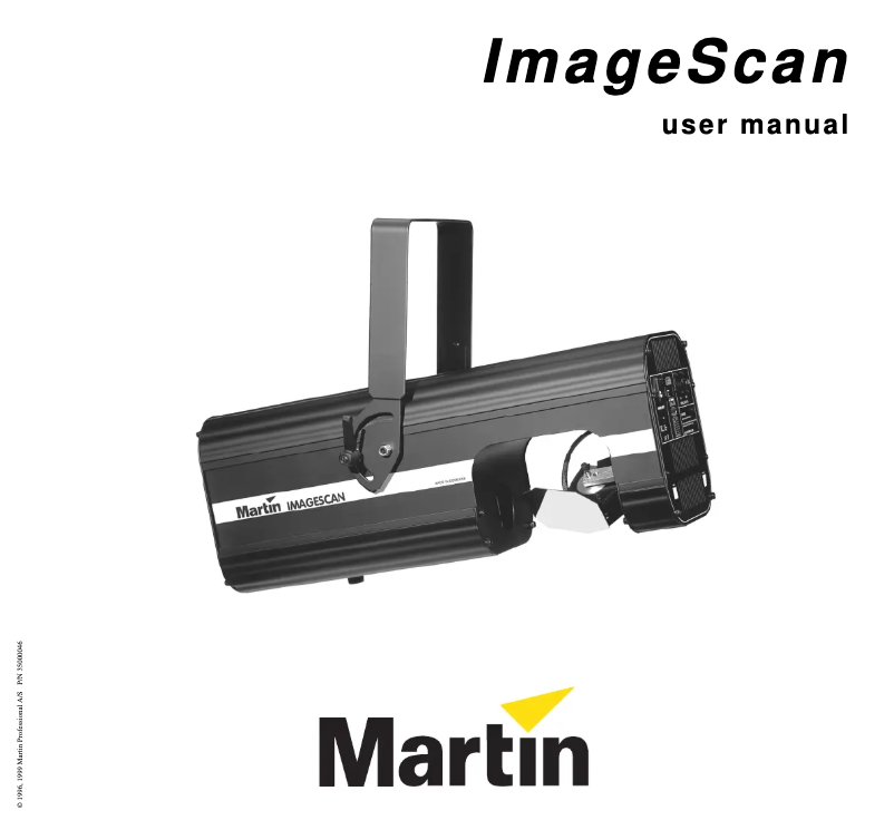 Page 1 de la notice Manuel utilisateur Martin Imagescan
