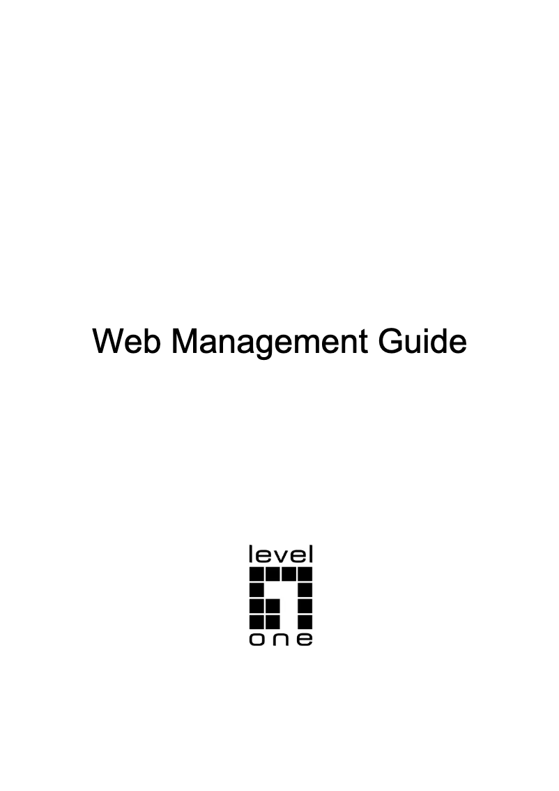 Page n°1 - Manuel utilisateur LevelOne WAC-2013