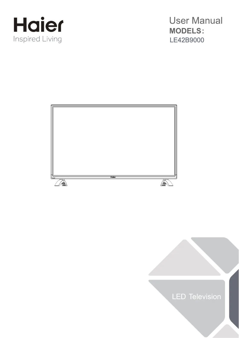 Página 1 del manual Manual de usuario Haier LE42B9000