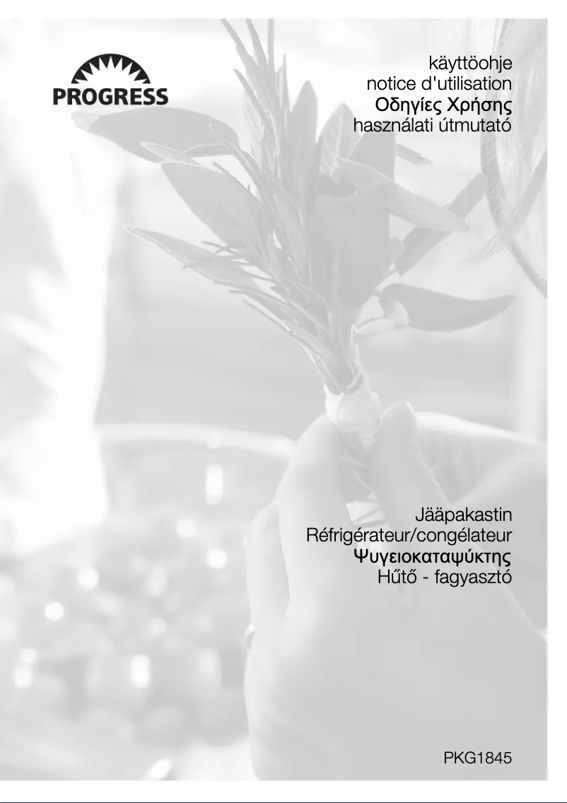 Page n°1 - Manuel utilisateur Progress PKG1845
