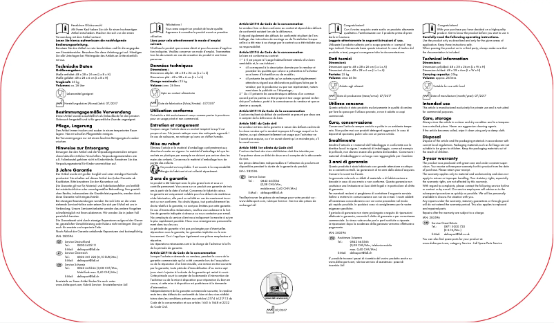 Image de la première page du manuel de l'appareil IAN 283596