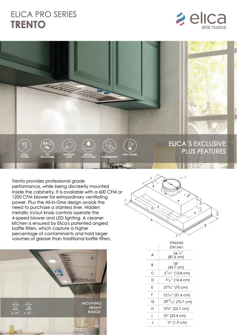 Image de la première page du manuel de l'appareil Trento PRF0140694A