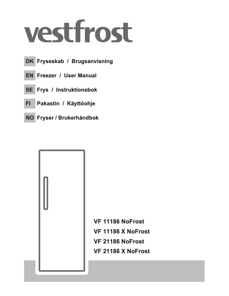 Image de la première page du manuel de l'appareil VF 21186 NoFrost