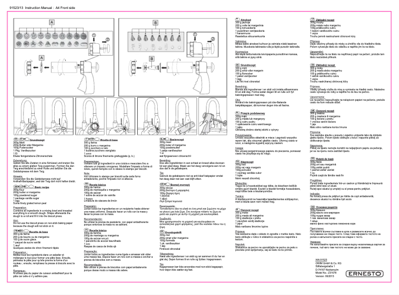 Page 1 de la notice Manuel utilisateur SilverCrest Z31678