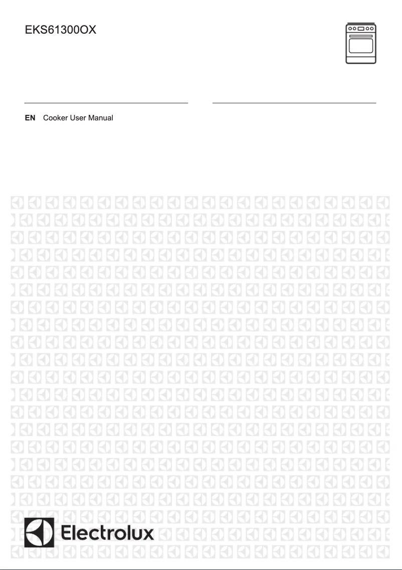 Page n°1 - Manuel utilisateur Electrolux EKS61300OX