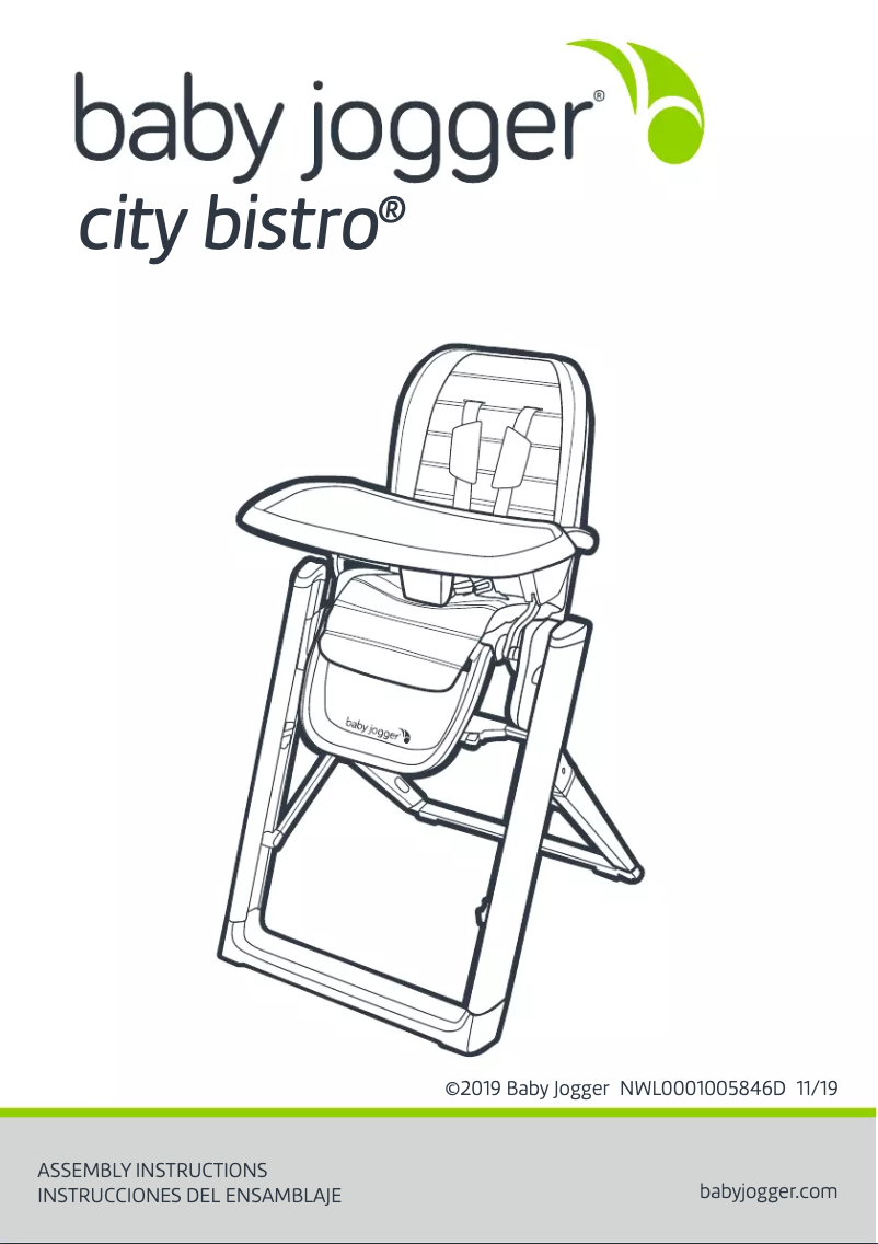 Page n°1 - Manuel utilisateur Baby Jogger City Bistro