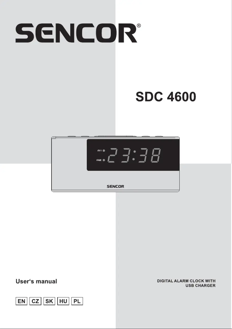 Page 1 de la notice Manuel utilisateur Sencor SDC 4600