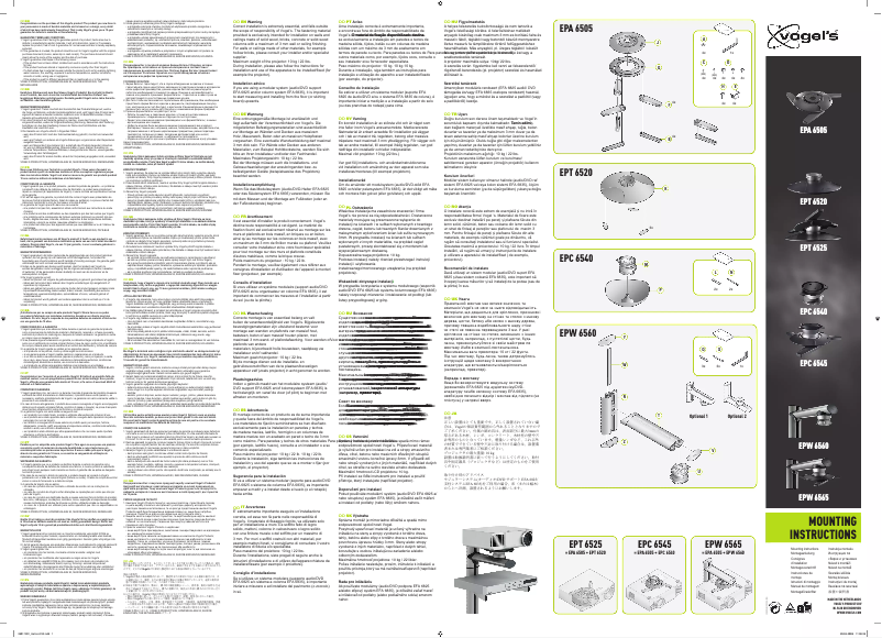 Image de la première page du manuel de l'appareil EPW 6560