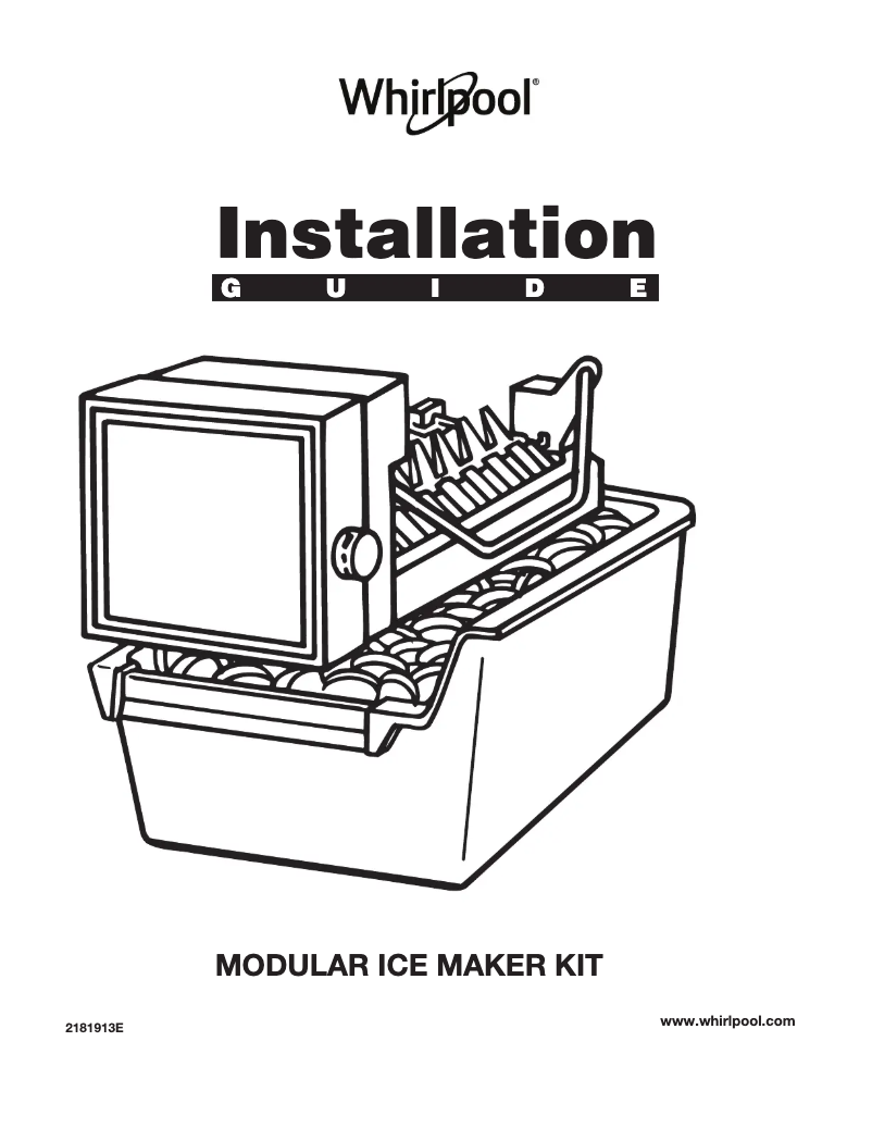 Page n°1 - Guide d'installation Maytag MRT118FFFE