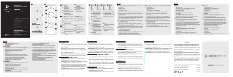 Page n°1 - Manuel utilisateur PDP Gaming