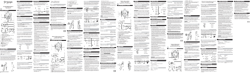 Page 1 de la notice Manuel utilisateur Oregon Scientific EB313HGN