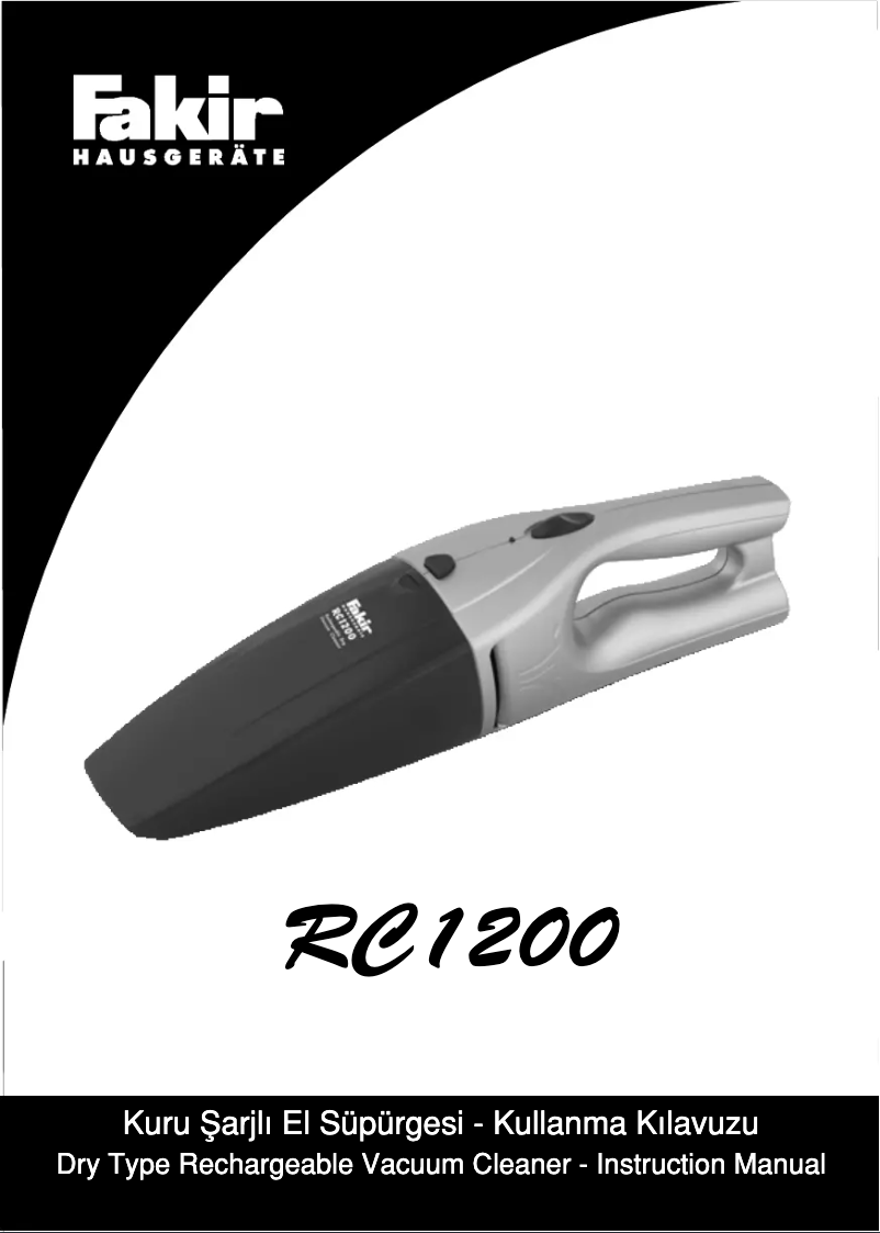 Imagen de la primera página del manual del dispositivo RC1200