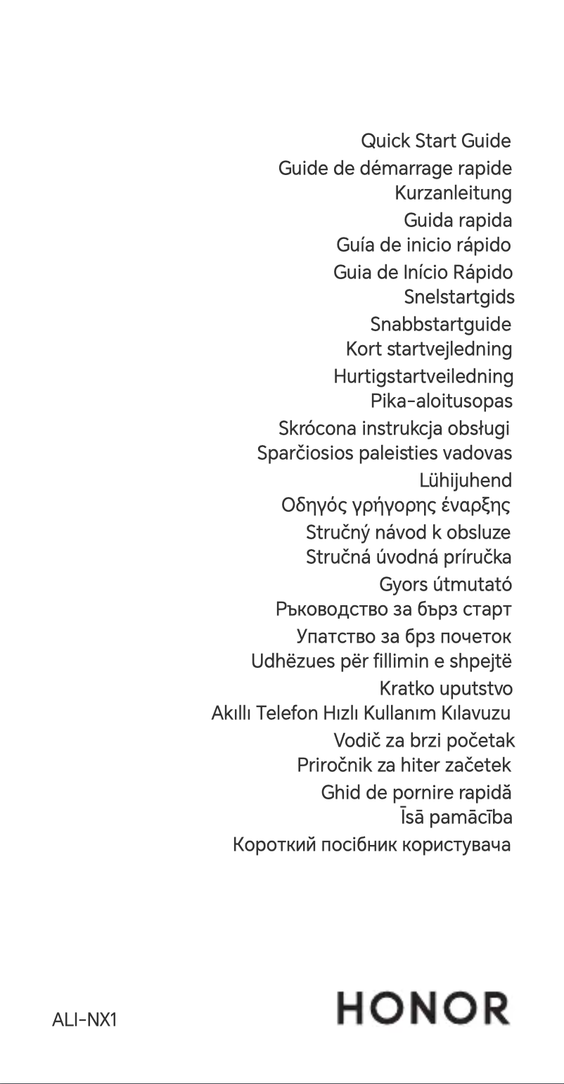 Page 1 de la notice Manuel utilisateur Honor Magic 6 Lite 5G