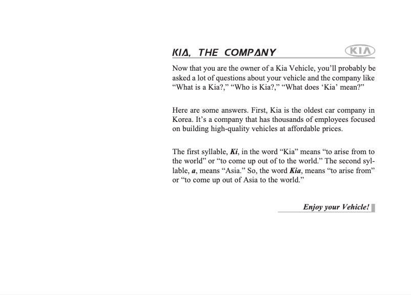 Image de la première page du manuel de l'appareil K2500 (2010)