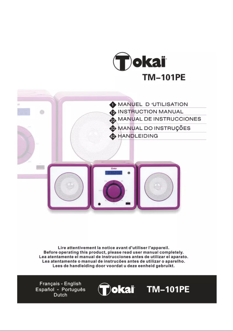 Image de la première page du manuel de l'appareil TM-101PE