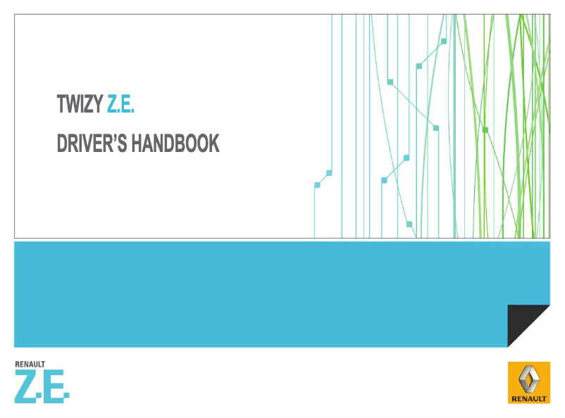 Page 1 de la notice Manuel utilisateur Renault Twizy Z.E. (2012)