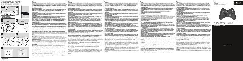 Image de la première page du manuel de l'appareil XEOX