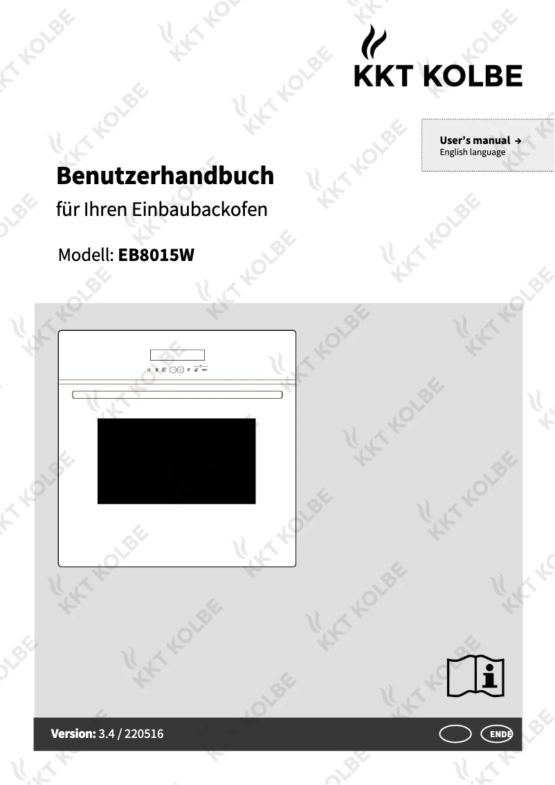 Page n°1 - Manuel utilisateur KKT Kolbe EB8015W