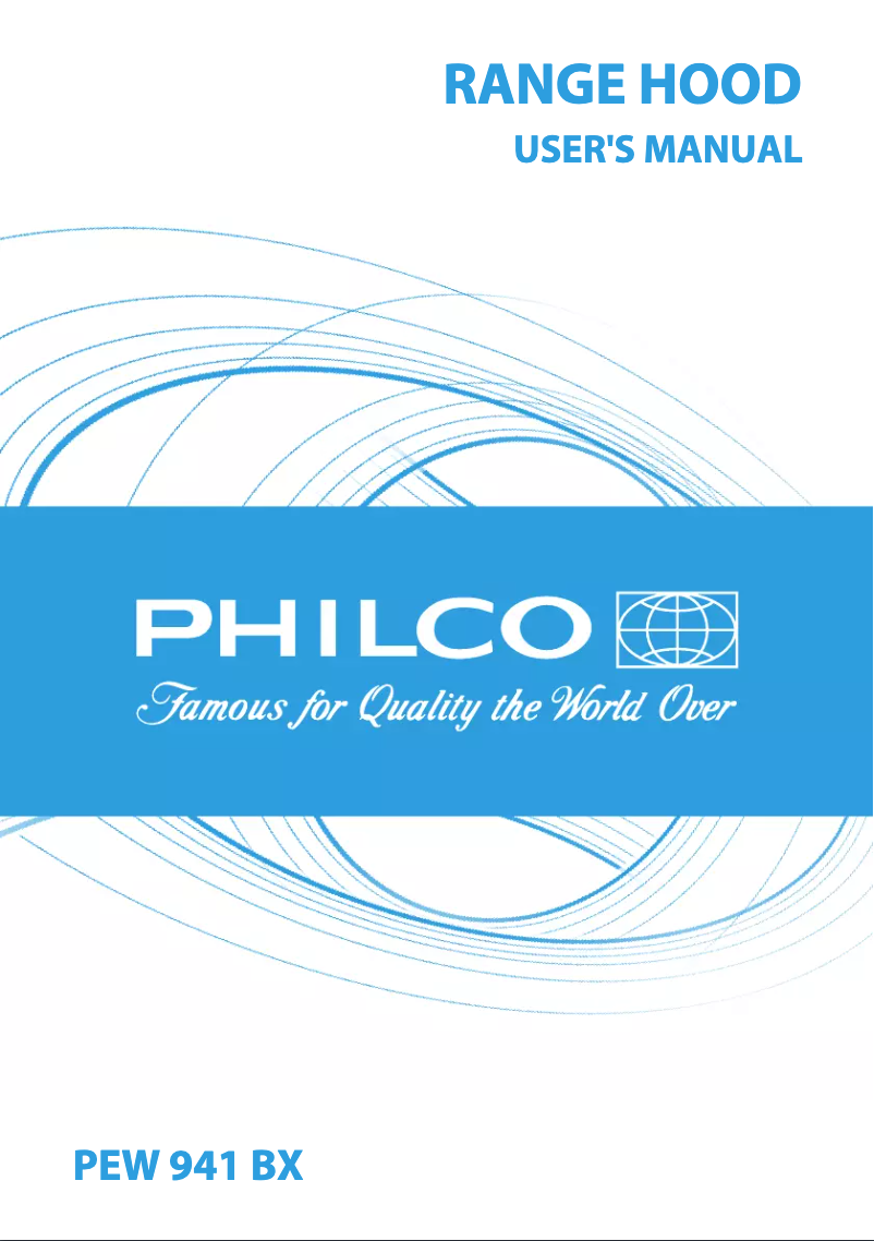 Page 1 de la notice Manuel utilisateur Philco PEW 941 BX