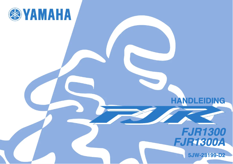 Image de la première page du manuel de l'appareil FJR1300