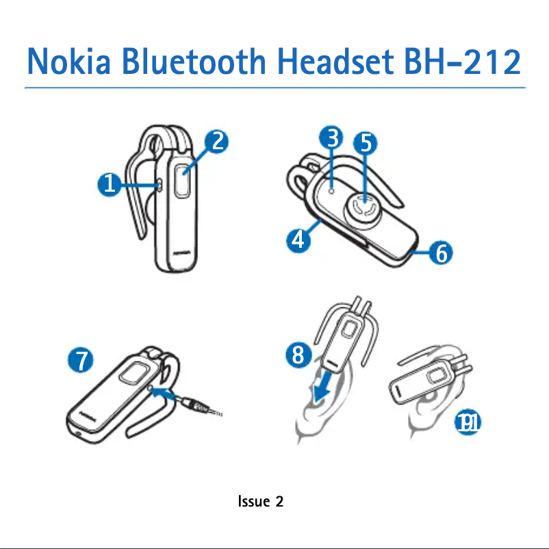 Image de la première page du manuel de l'appareil BH-212