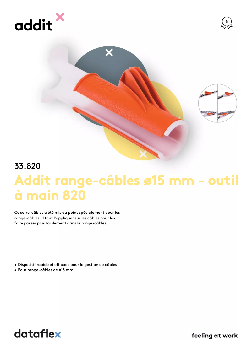 Page 1 de la notice Manuel utilisateur Dataflex Addit