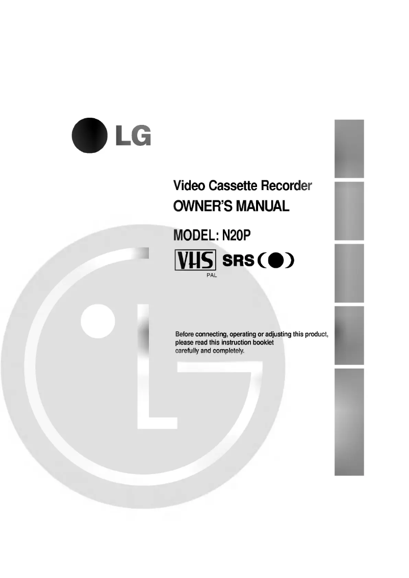 Page 1 de la notice Manuel utilisateur LG N20P