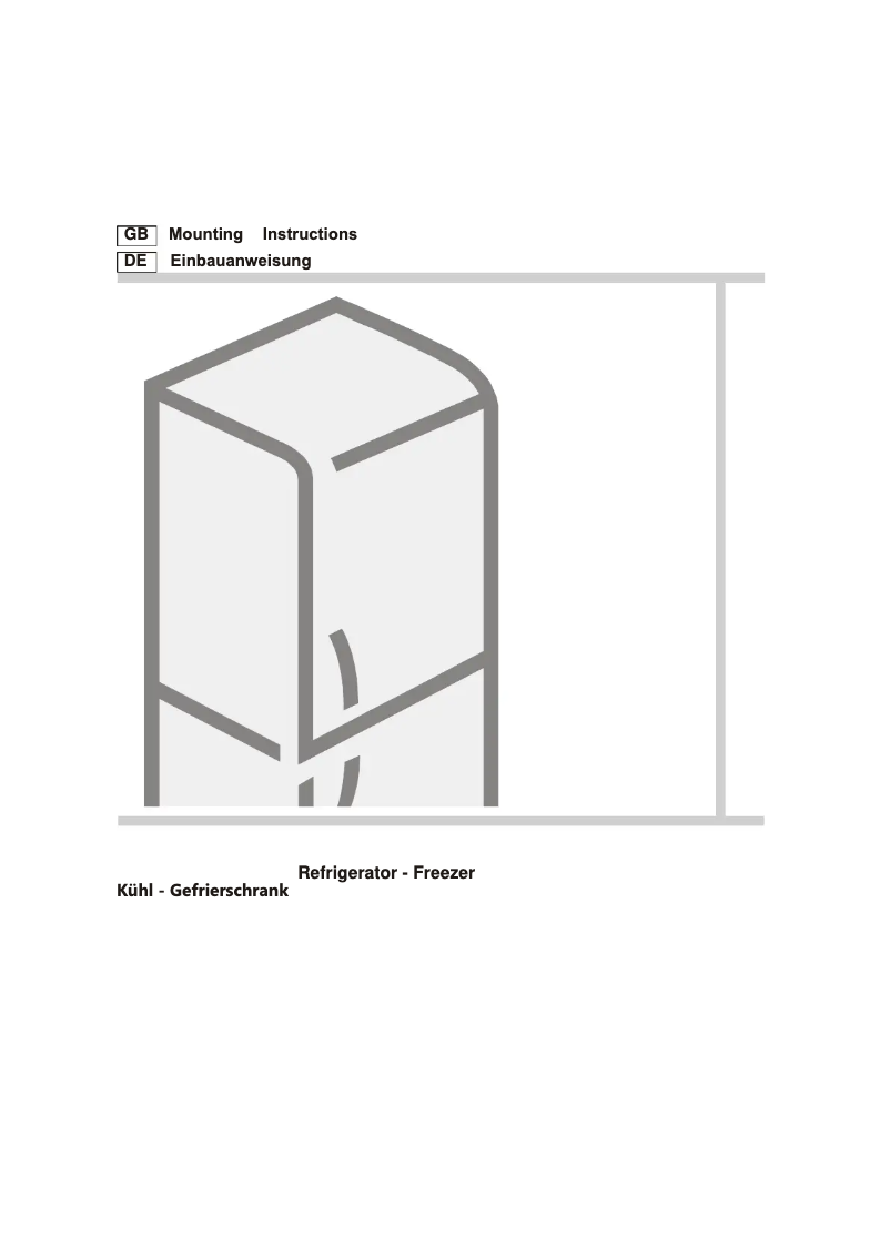 Image de la première page du manuel de l'appareil RBIU309EP1